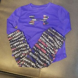 2 Toddler Girl Under Armour outfits